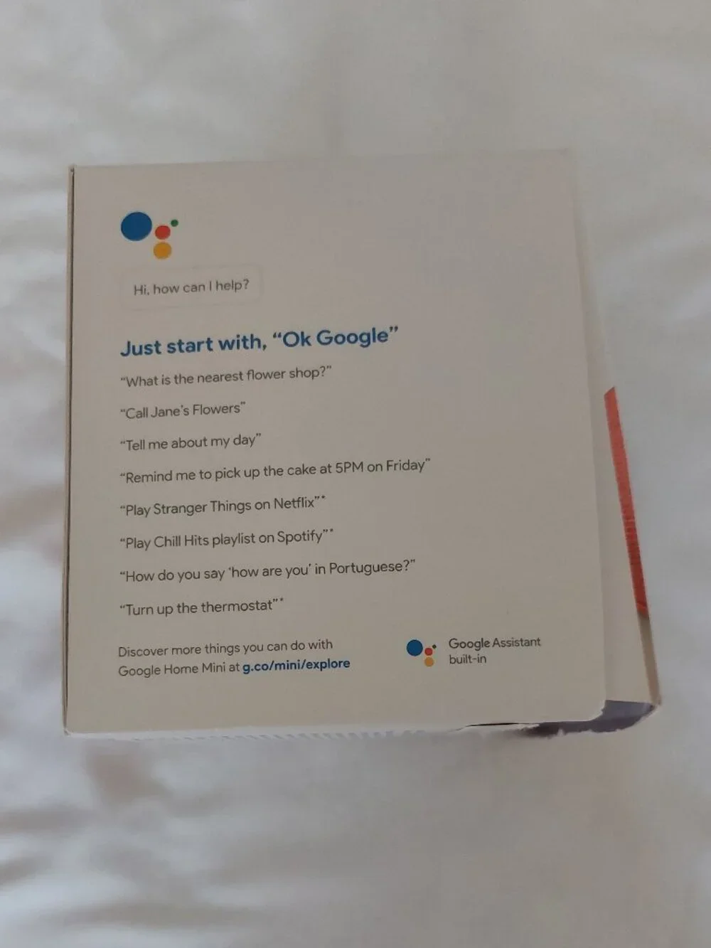 Google Home Mini - Coral